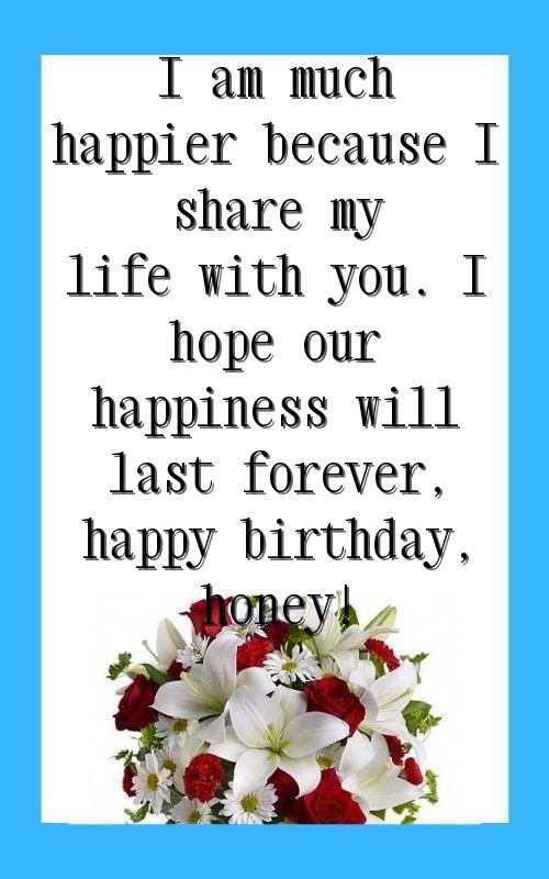 happy birthday wishes my wife status